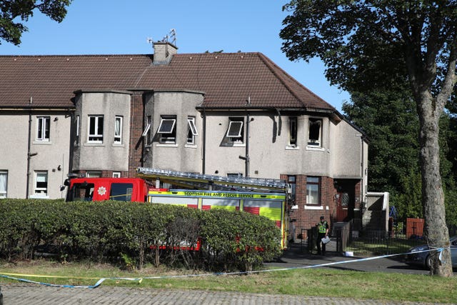 Paisley flat fire