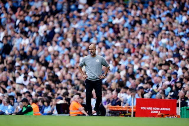 Manchester City manager Pep Guardiola