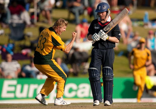 Shane Watson (left) and Eoin Morgan