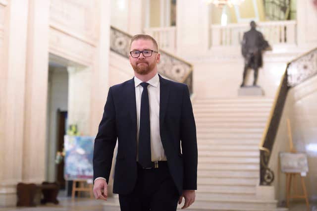 DUP negotiator Simon Hamilton (Michael Cooper/PA)