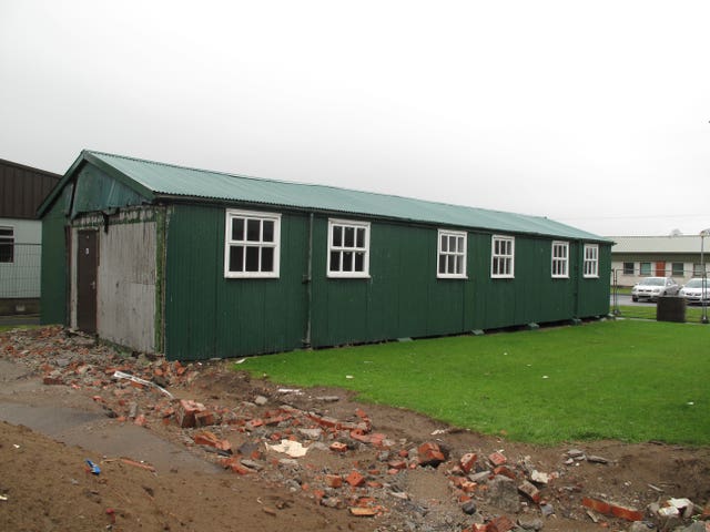 A hut at Ballykinlar camp
