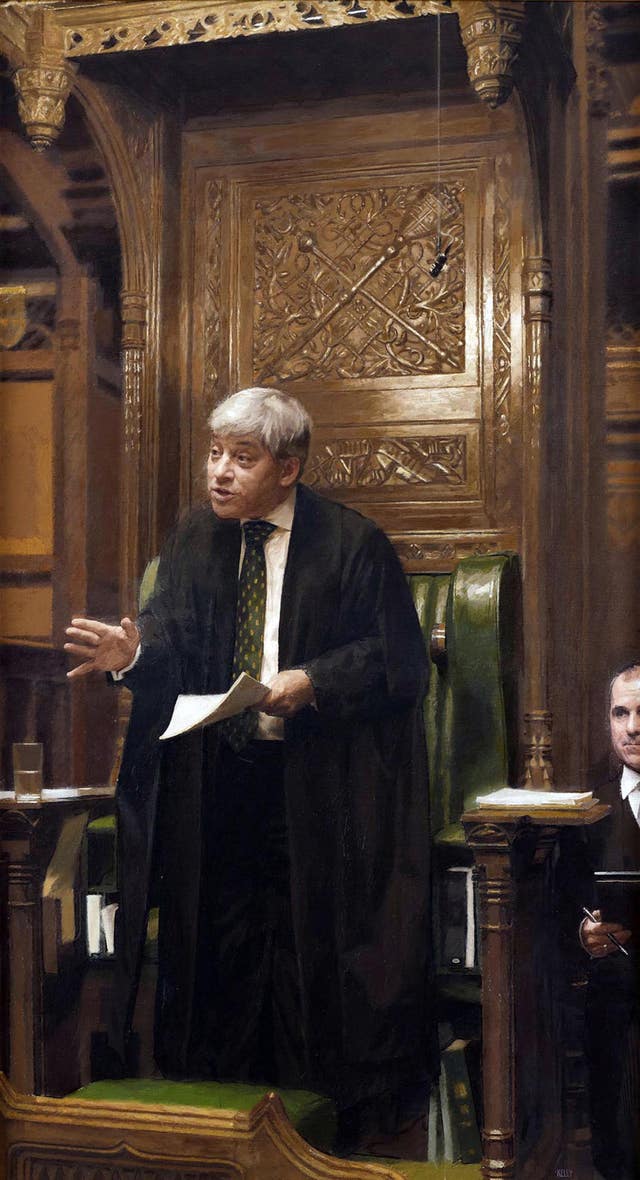 Bercow portrait unveiled