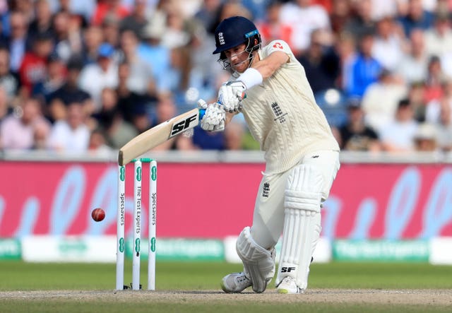 Joe Denly scores into the off side 