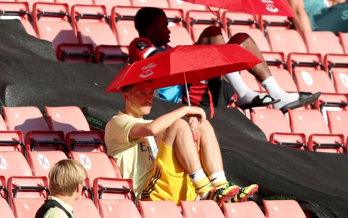 Ozil has yet to play a minute for Arsenal since the English football returned earlier this month