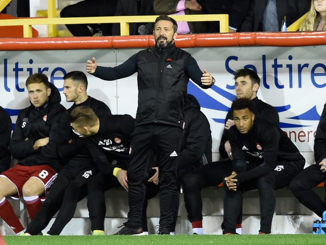 Aberdeen boss Derek McInnes once again among Scotland candidates (Ian Rutherford/PA)
