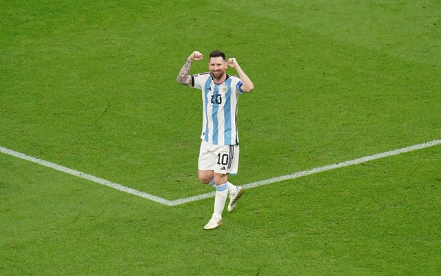 Lionel Messi put Argentina ahead from the spot