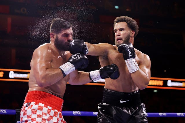 Itauma lands a punch