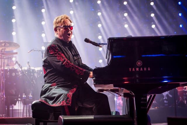 Sir Elton John performs live on stage as part of the Apple Music Festival in 2016 (David Jensen/PA)