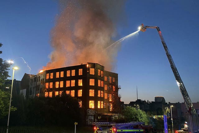 Belfast fire