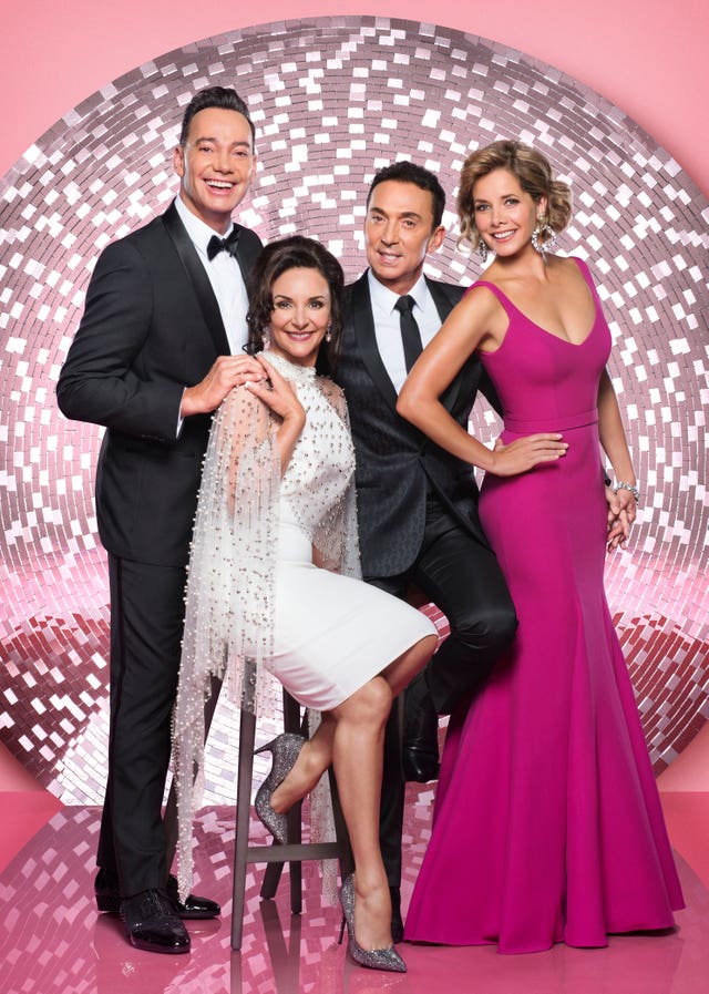 Strictly judges Craig Revel Horwood, Shirley Ballas, Bruno Tonioli, Dame Darcey Bussell 