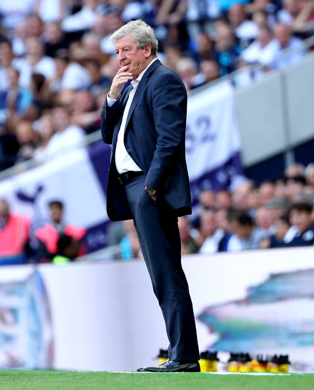 Roy Hodgson was unhappy with his side''s first-half performance