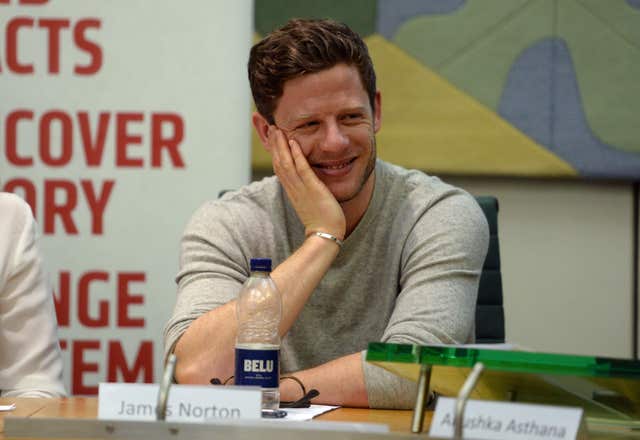 James Norton, the star of BBC drama McMafia, attends an event held by the anti-corruption NGO Global Witness (Kirsty O’Connor/PA)