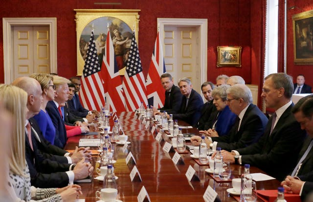 President Trump state visit to UK – Day Two