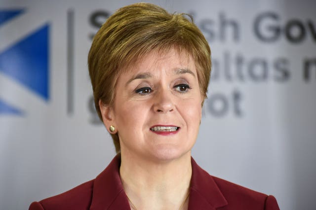 Scotland's First Minister does not envisage mass gatherings taking place any time soon