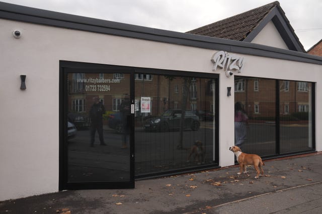 The Ritzy barbers in Fletton