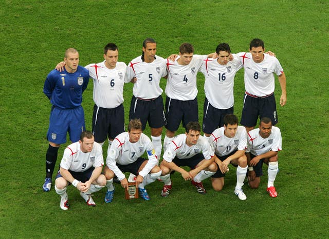 England at the 2006 World Cup, where they failed to fulfil their potential