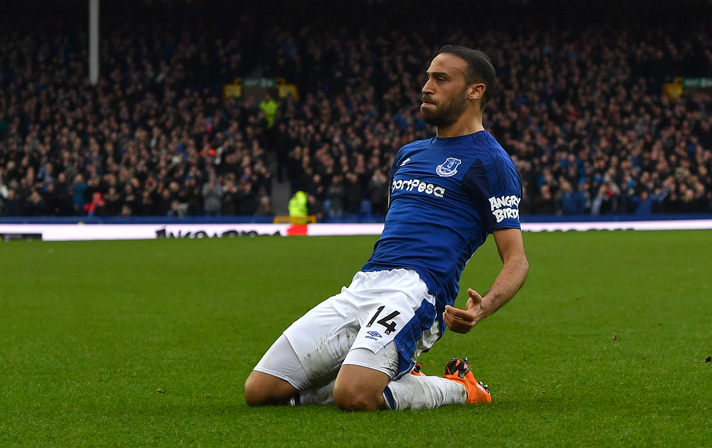 Cenk Tosun has scored four goals in his last three Premier League matches
