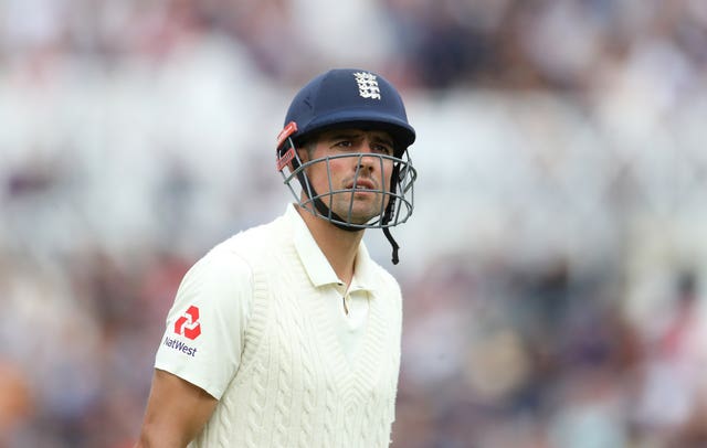 Alastair Cook was the first England wicket to fall in an afternoon collapse at Trent Bridge