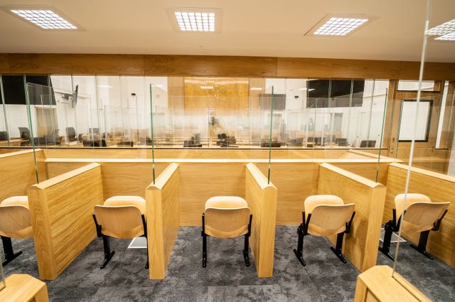 The dock in the super court room