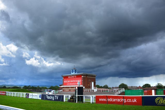 Redcar will have spectators on course on Monday