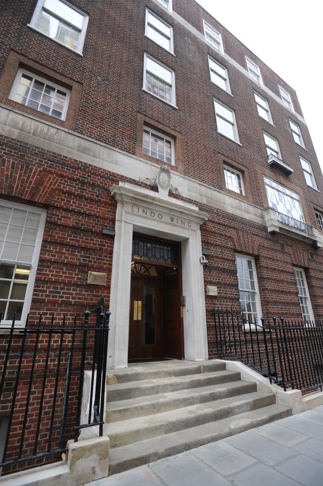 The Lindo wing, the maternity unit for private patients, at St Mary’s Hospital in Paddington, London. (Nick Ansell/PA) 