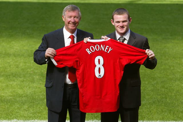 Sir Alex Ferguson bought Wayne Rooney to Old Trafford