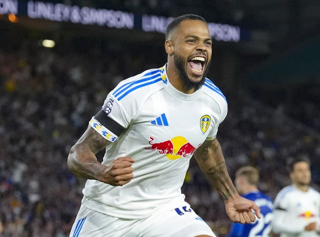 Lukas Nmecha celebrates
