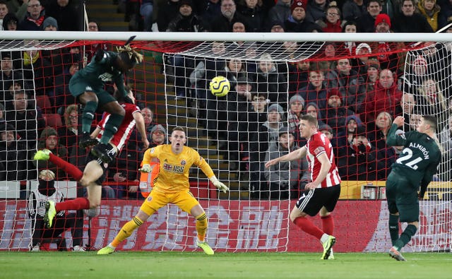 Allan Saint-Maximin opens the scoring