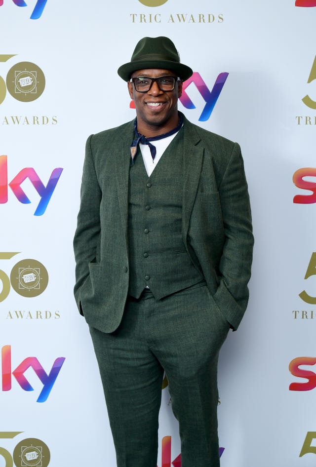 Ian Wright attending the TRIC Awards 2019