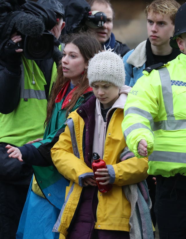 Environmental activist Greta Thunberg