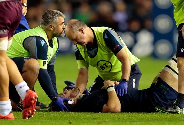 Ben Toolis suffered a head injury against Georgia