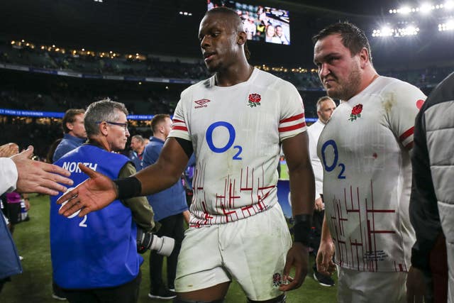 Maro Itoje (left) has taken over from Jamie George (right) as England captain