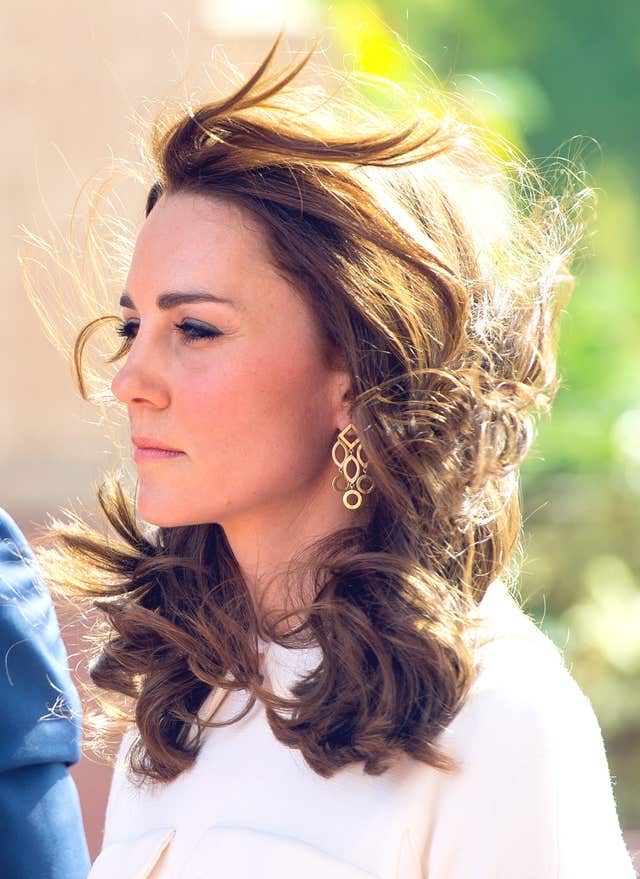 The Duchess of Cambridge's hair will be styled for all events by Amanda Cook Tucker from black-tie dinners to less informal engagements (Dominic Lipinski/PA)