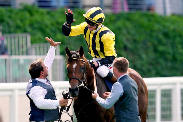 David Egan celebrates