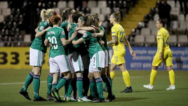 NI women's football win