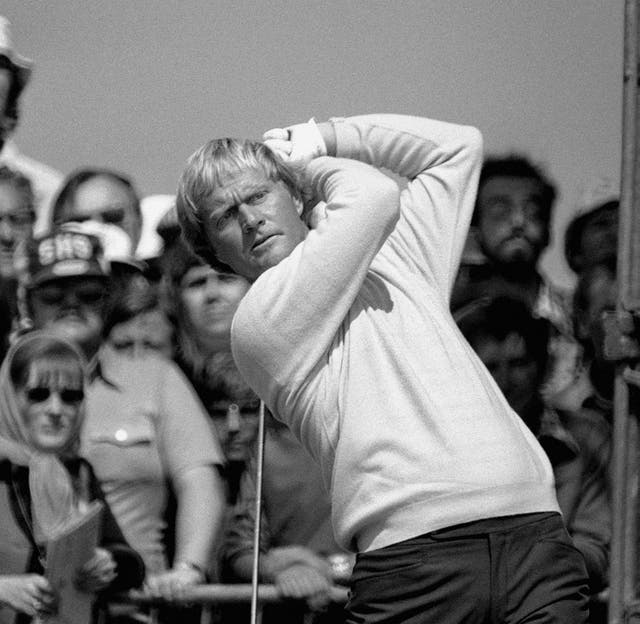 Jack Nicklaus at the 1977 Open