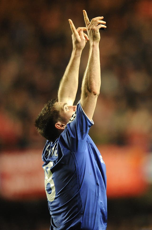 Frank Lampard scored an emotional penalty at Liverpool in the days following the death of his mother