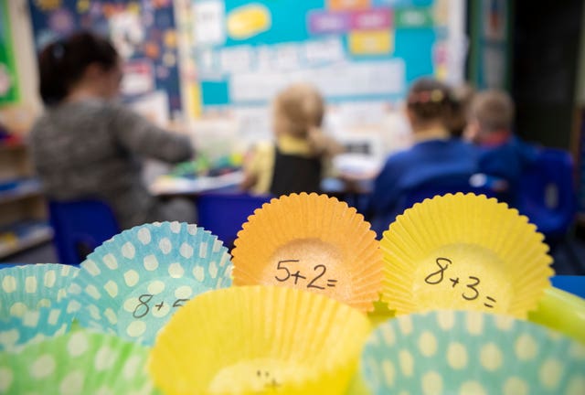 Pupils in class