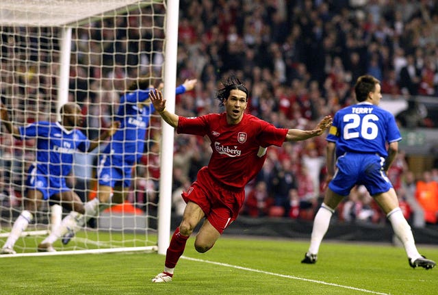 Luis Garcia's goal against Chelsea took Liverpool to the Champions League final