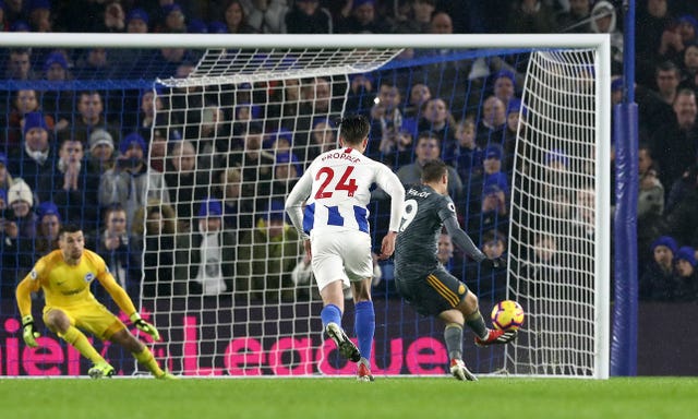 Brighton have conceded from five penalties