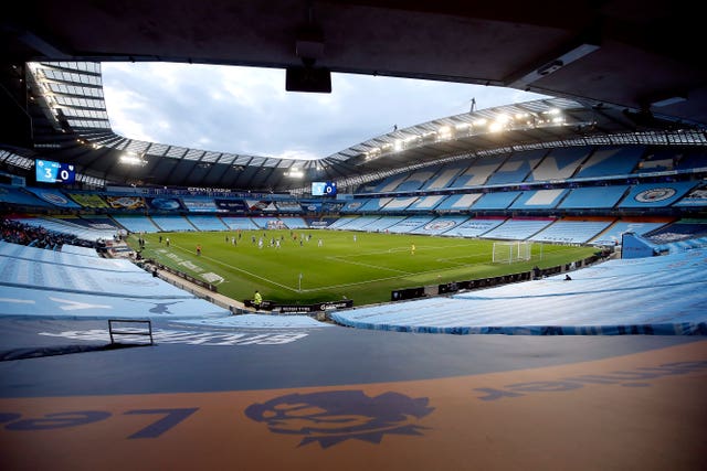 The Etihad Stadium has been hosting matches behind closed doors as part of the Premier League's 'Project Restart' 