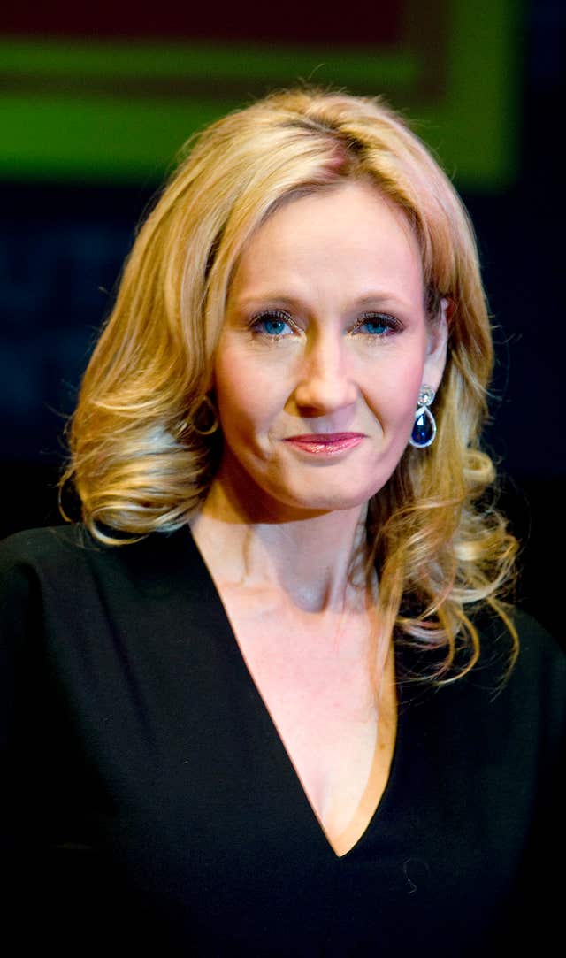 Harry Potter author JK Rowling (Ian West/PA)