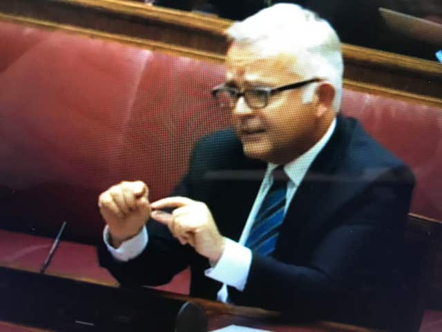 Jonathan Bell appearing before the public inquiry