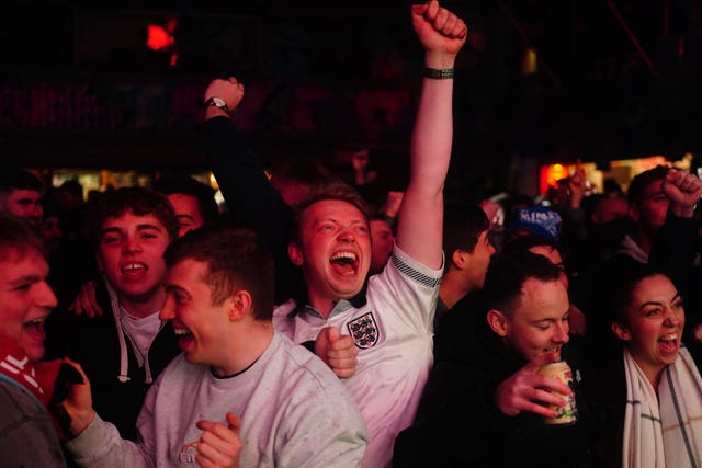 Fans watch England v Senegal – FIFA World Cup 2022