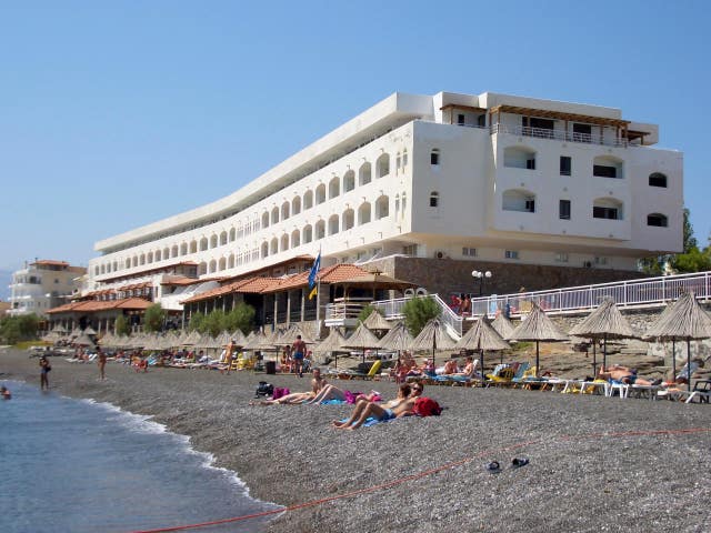 The Petra Mare hotel in Lerapetra, Crete, Greece