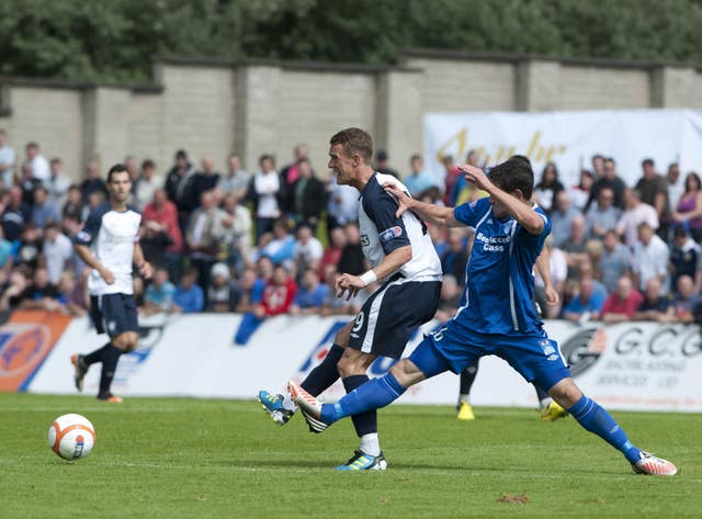 Rangers in action against Peterhead in 2012