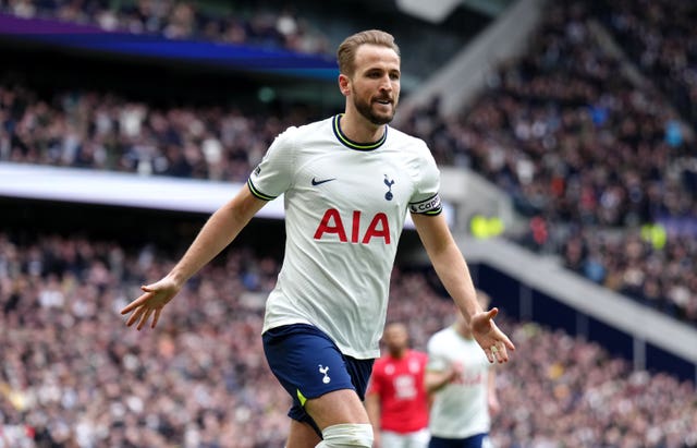 Harry Kane in action for Tottenham