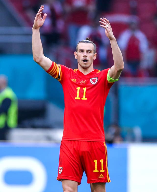Gareth Bale appears frustrated during Wales' last-16 defeat to Denmark at Euro 2020