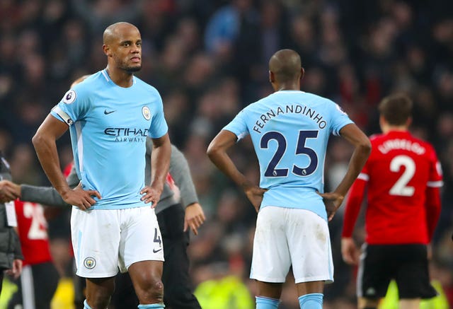 Manchester City’s Vincent Kompany after the match at the Etihad Stadium