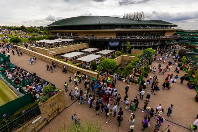 Wimbledon was part of the Government's Events Research Programme in the summer